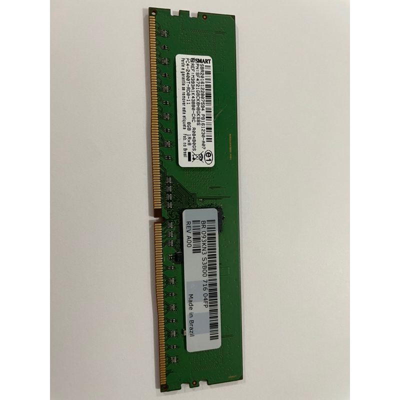 Memória Servidor Dell R630 R430 Smart Pc4-2400t 8gb Rdimm