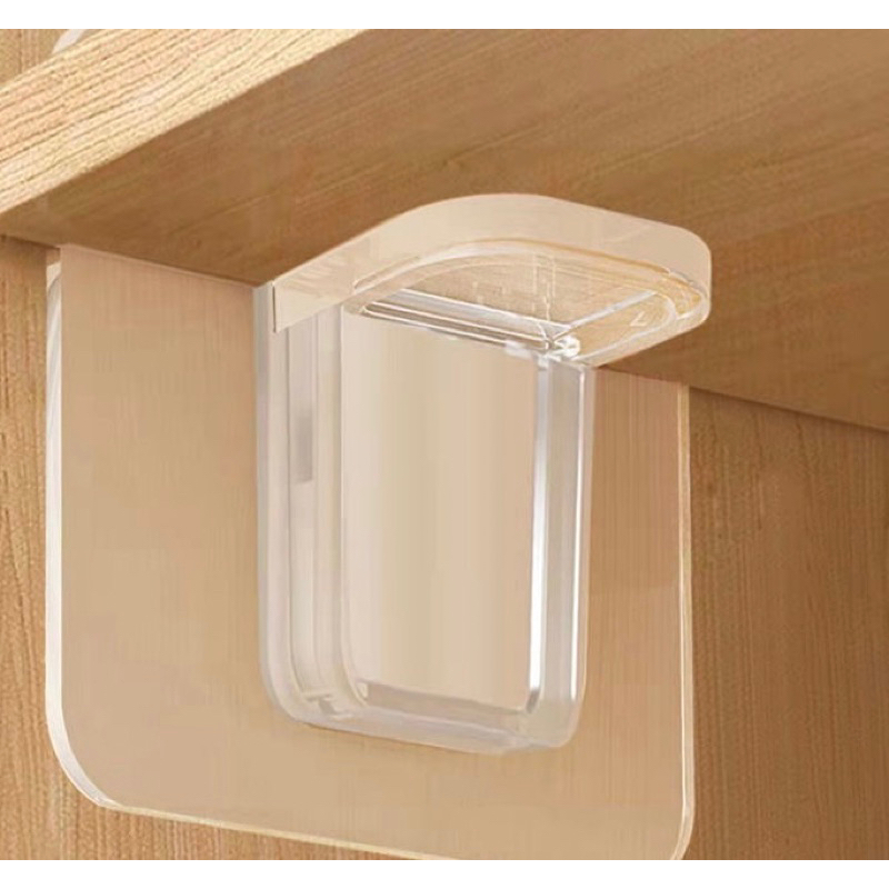 (Ref :JY-0022 )Suporte Adesivo Para Fixar Prateleira,  divisor para armário, cozinha e ban...