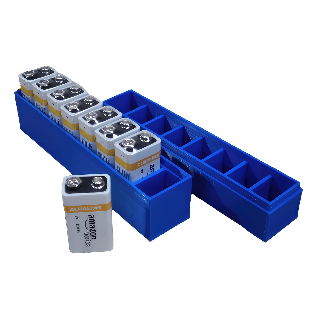 Incrível Case protetora para 08 pilha bateria 9 v Volts