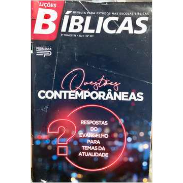 Lições Bíblicas 4ª Trimestre - 2021 Nº 337