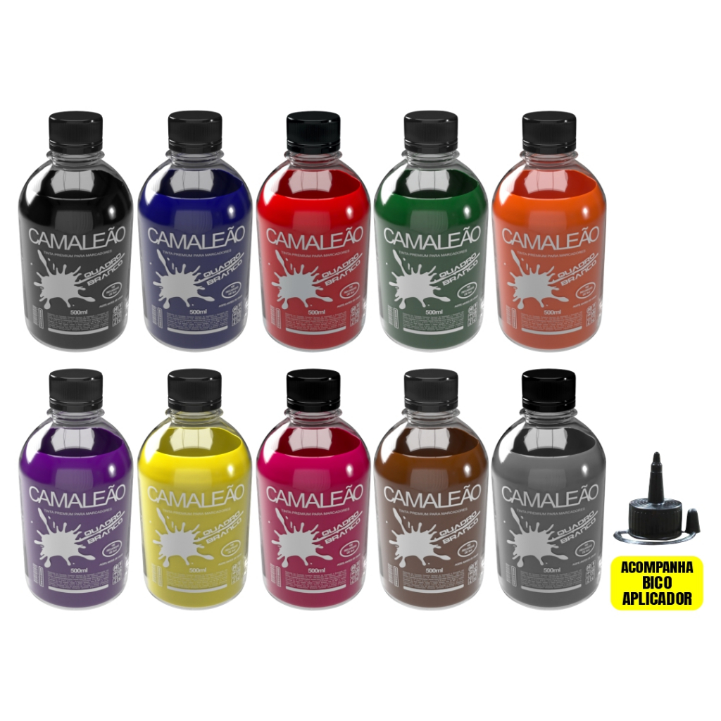 Tinta Caneta Pincel Marcador Quadro Branco 500ml Premium em Oferta na Shopee