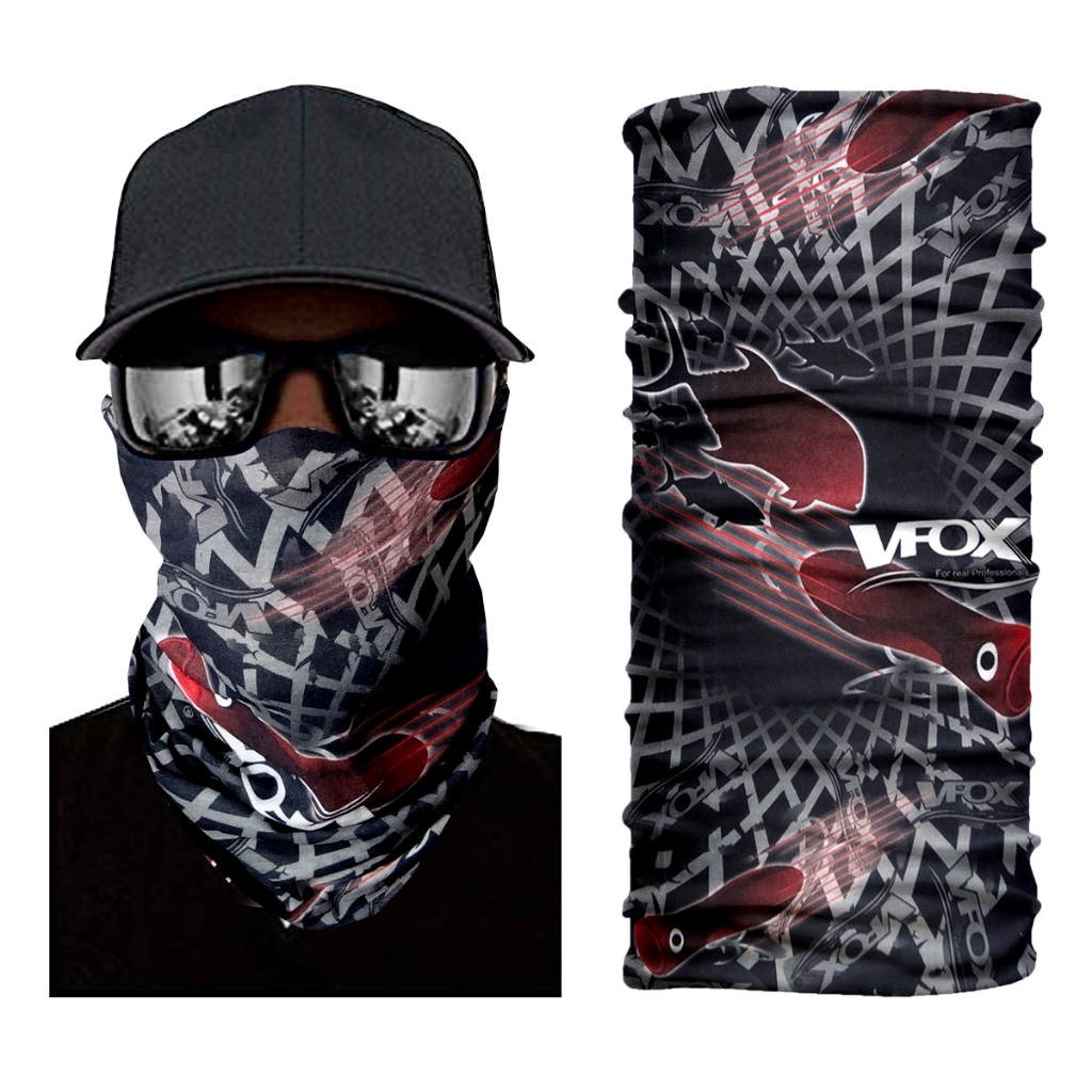 BANDANA BALACLAVA COOLMAX PROTEÇÃO PESCA CICLISMO V-FOX 01