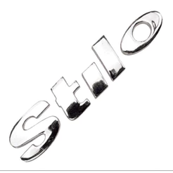 Emblema Letreito Fiat Stilo Ano Modelo 2000 Peça Cromada