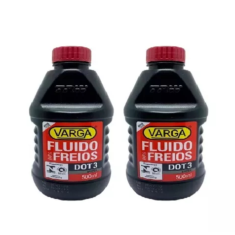 Kit Combo 2 Óleo Fluído De Freio Dot 3 Varga Trw Original 500ml