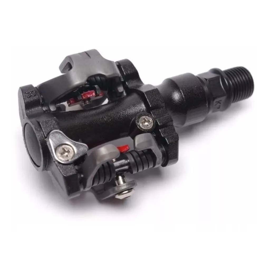 Pedal Bike Clip Mtb Wellgo M919 Rosca Grossa 9/16 Com Tacos