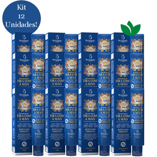 Kit Com 12 Unidades POMADA MASSAGEADORA TIRA COM A MAO 150g Bio Instinto