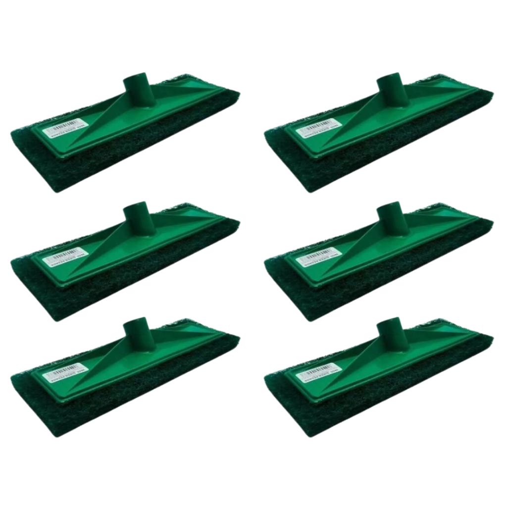 Fibra Limpeza Super Pesada - Rodo Abrasivo Lava Piso E Azulejo - KIT 06 unid em Oferta na Shopee