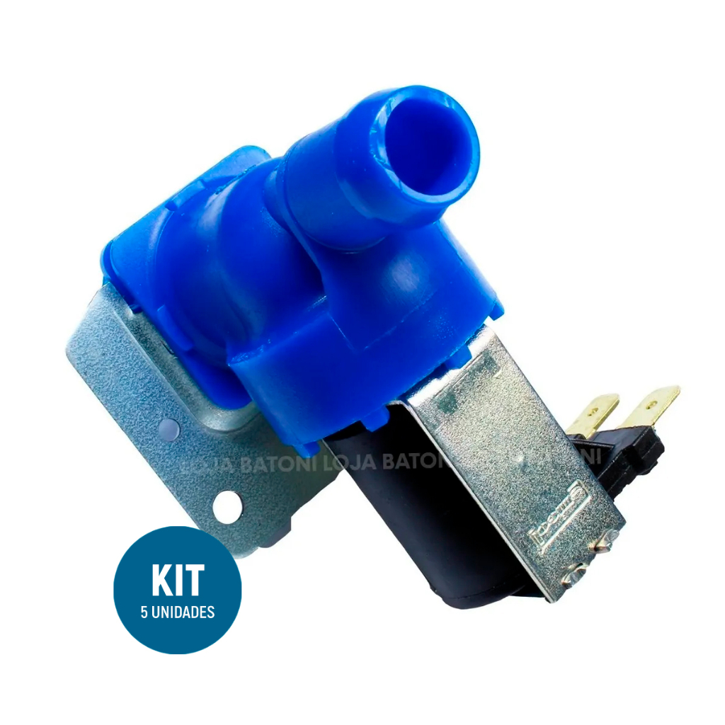 Kit 05 Válvula Simples Compatível Mondial Clean 220v 320301