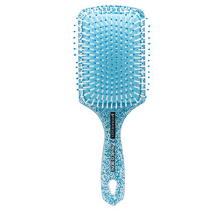 Escova Raquete Profissional Glitter Azul Marco Boni