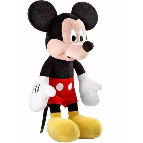 Boneco Urso Pelúcia Mickey Disney 50cm Antialérgico Brinquedo Tamanho Grande Decorativo Infantil Disney Mickey Mouse