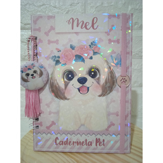 Caderneta pet luxo em Oferta na Shopee