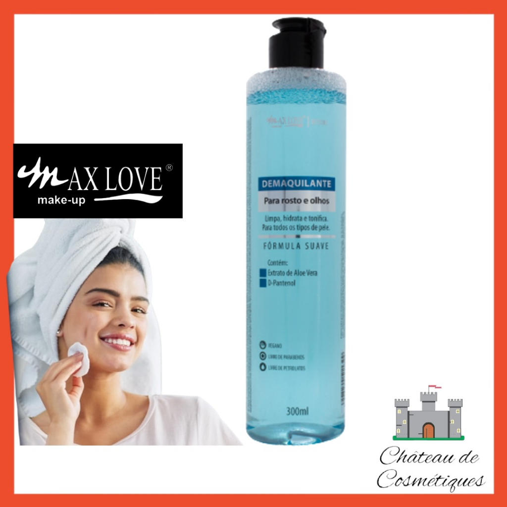 Demaquilante Max Love para Rosto e Olhos 300ml