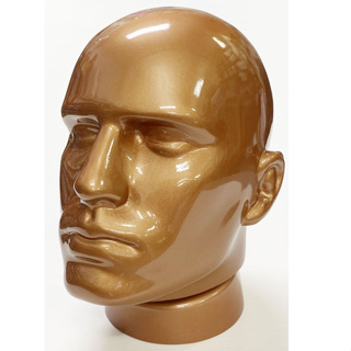 Cabeça manequim Masculina premium AUTO BRILHO , expositor chapéu, expositor óculos, expositor em Oferta na Shopee