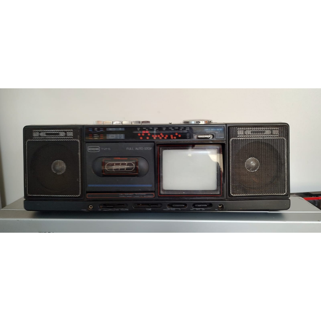 Antigo Radio Com Tv Am Fm E Toca Fitas Cce - Funciona parcialmente
