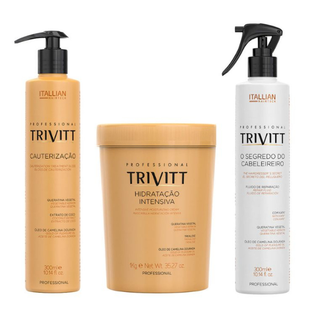 Cauterização Trivitt +máscara 1kg + Segredo Do Cabeleireiro