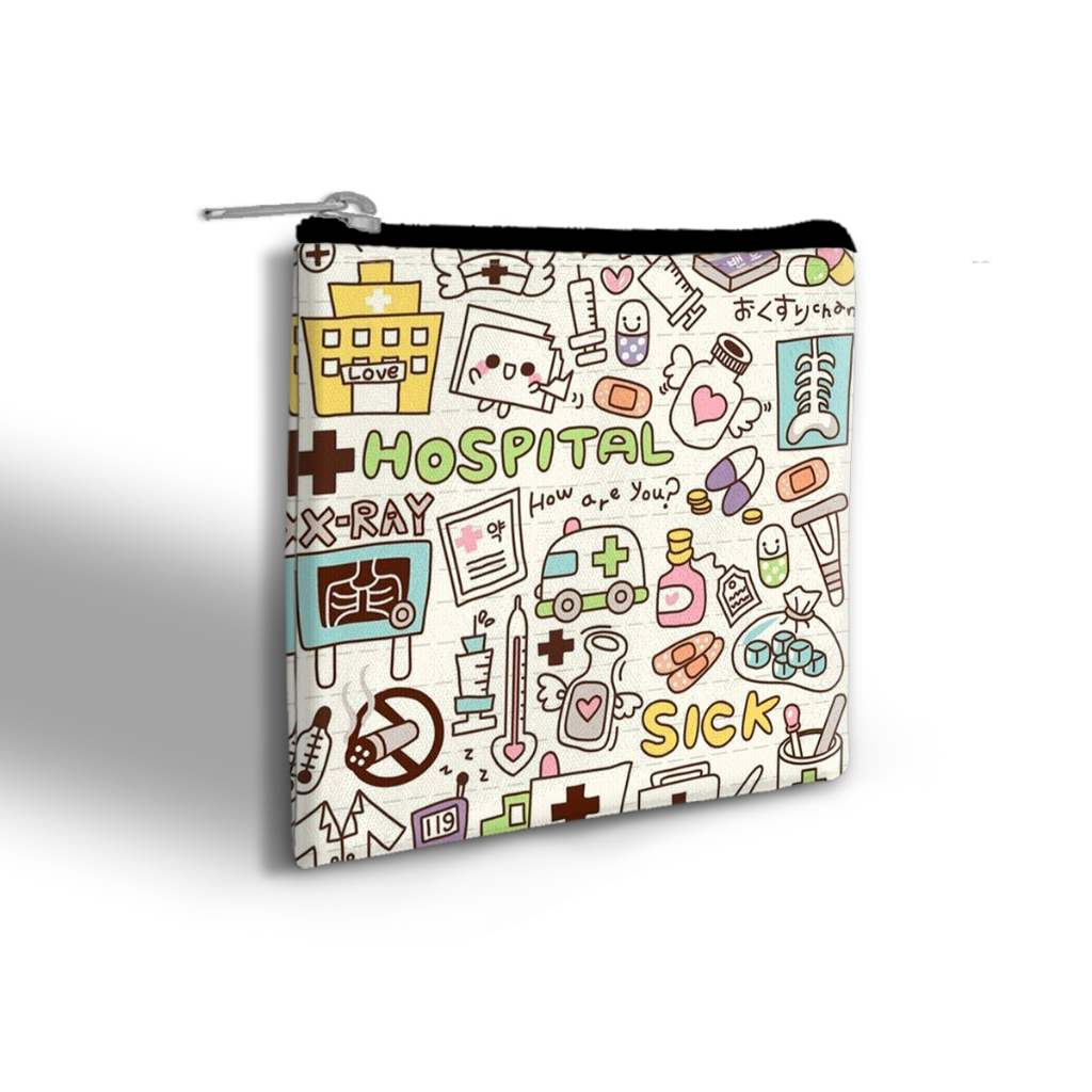 Porta Jaleco Hospital Colorido – Área da Saúde em Oferta na Shopee