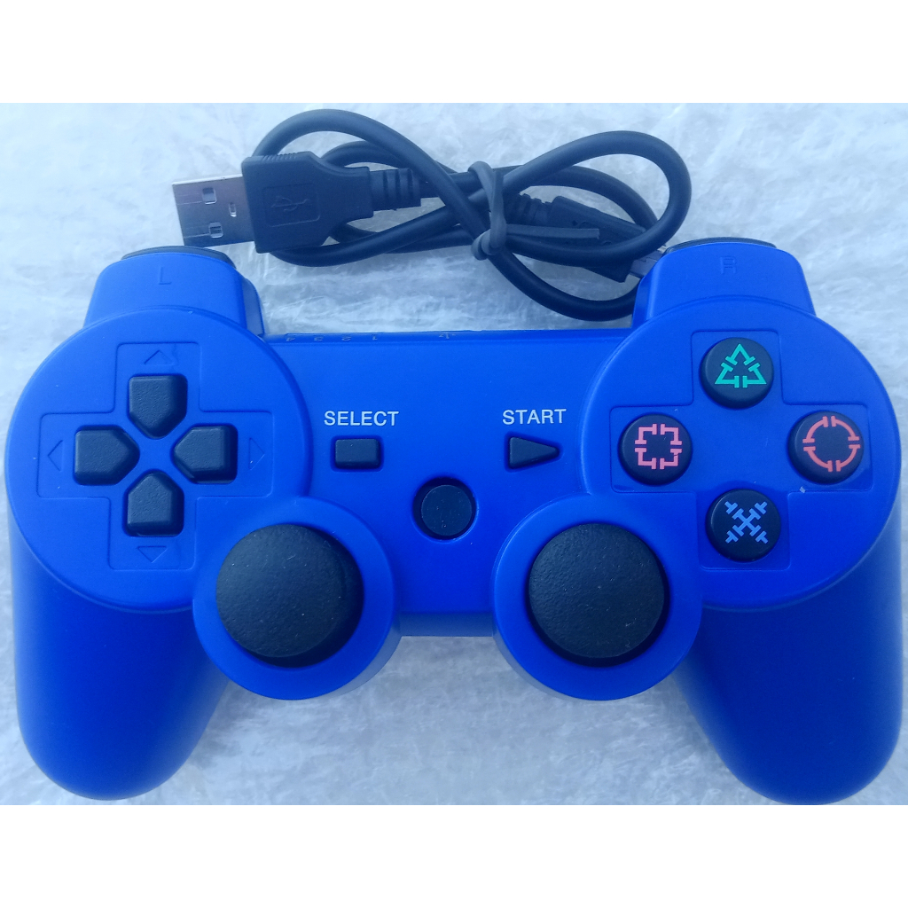 Controle azul escuro marinho PS3 Playstation 3 play3 Dual Shock3 com Fio manete joystick
