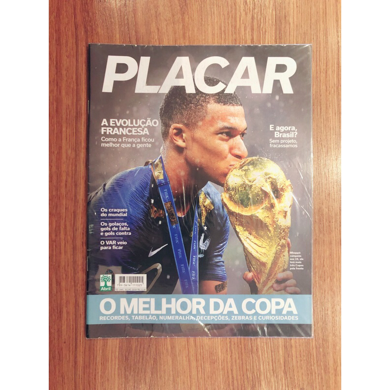 Mbappe, França, Copa do Mundo de 2018. Revista Placar De Julho De 2018 ! Edição Número 1441 !