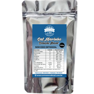 Sal Lavagem Nasal 500g - Sem Aditivos