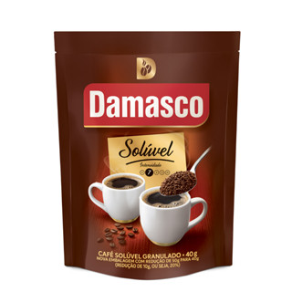 12 unidades CAFÉ DAMASCO SOLÚVEL SACHÊ COM 40g