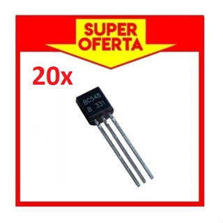 Bc548 Transistor Npn 20 Unidades Para PCB, Projetos Circuito Eletronico, Esp8266, Arduino, Pic, Raspberry