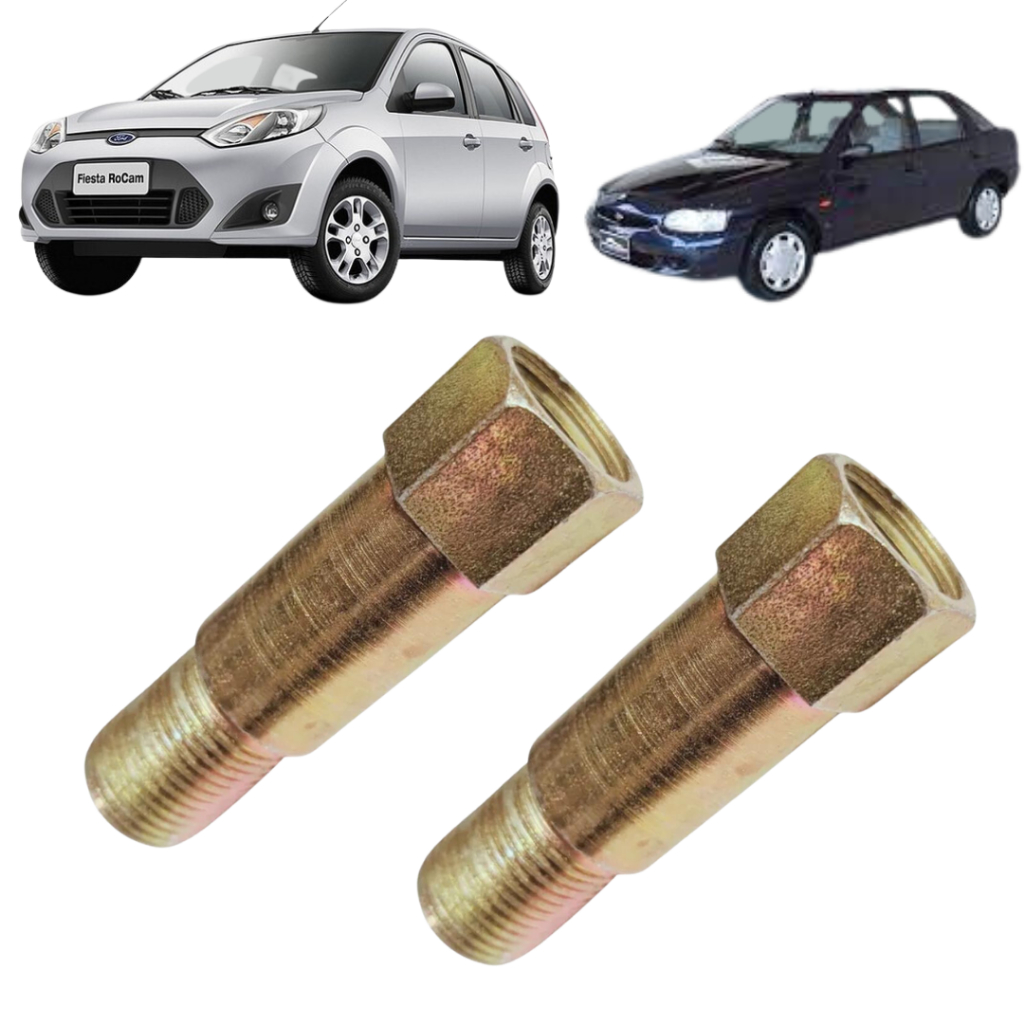 Kit C/2 Tucho Vela Pula Macaco Motor Zetec 1.0 1.6 Fiesta Ka Courier Focus Ecosport Taurus Escort