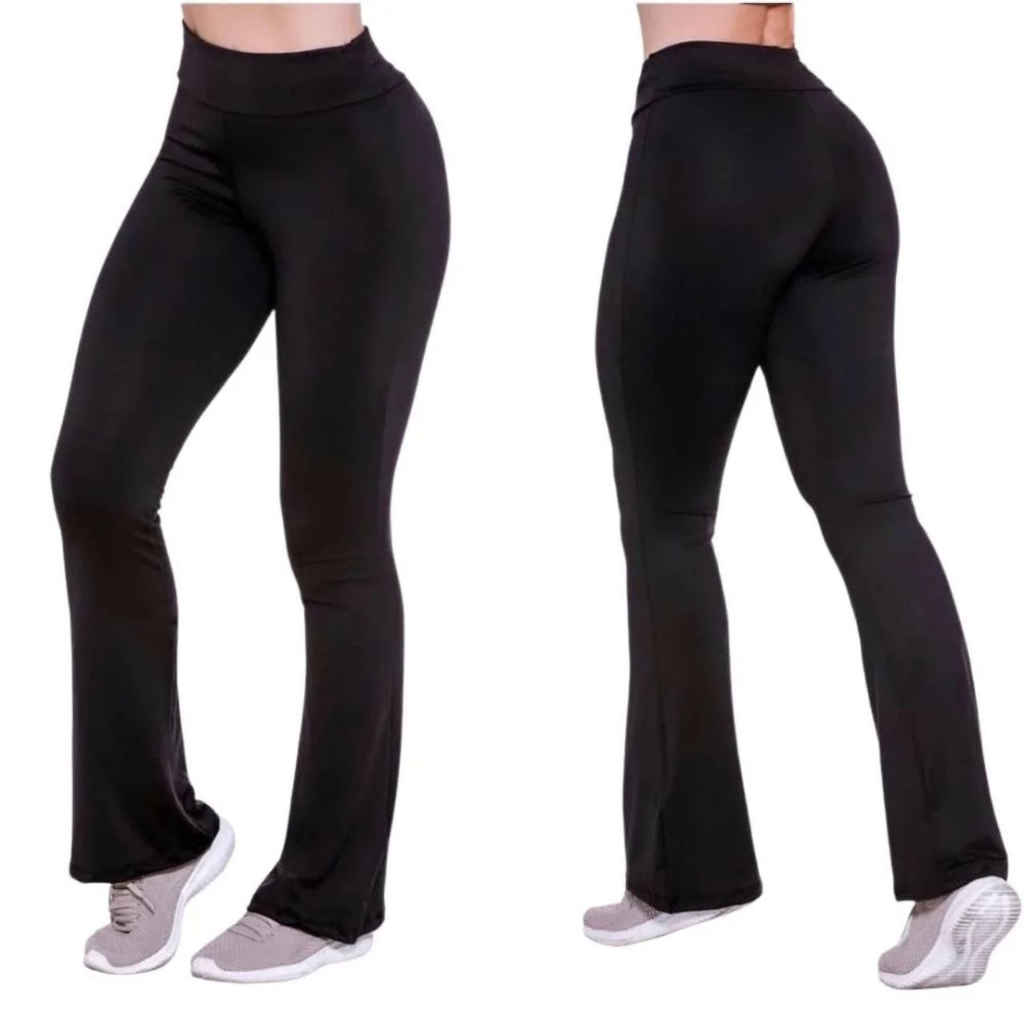 Calça Legging FLARE Flanelada, PELUCIADA, Boca de Sino, Bailarina, Cintura Alta Quentinha Térmica em Oferta na Shopee