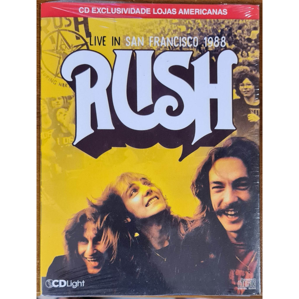 Cd original Rush Live In San Francisco 1988 (Lacrado)