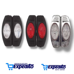 Par de Protetor de Porta Olho de Gato Luminoso Oval Universal Shekparts