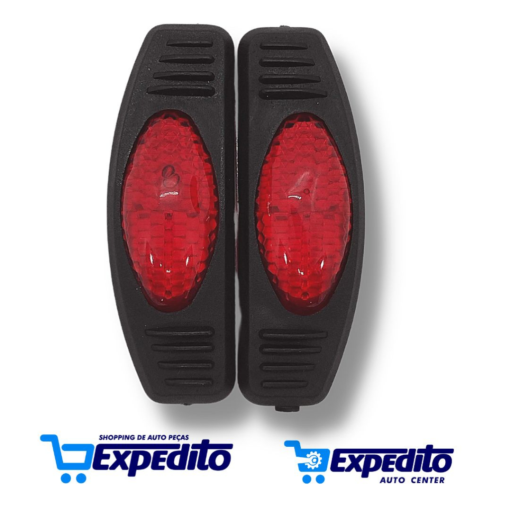 Par de Protetor de Porta Olho de Gato Luminoso Oval Universal Shekparts · foto 2