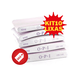 Kit 10 Lixas Bumerangue Meia Lua ou Banana/Boomerang/Caixao 100/180 Unha Porcelana Acrigel...