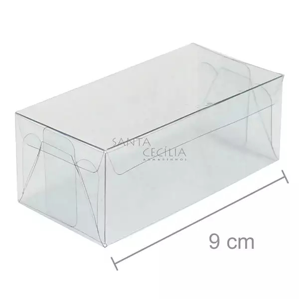 Caixa de Acetato M 13 - 9 x 4,5 x 3,5 cm - 20 unid.