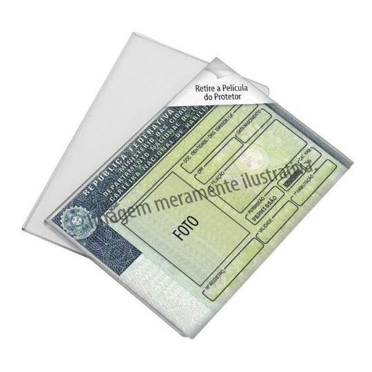 Capa Protetora Acrílico P/ Cnh, Rg, Crv E Cartao Case