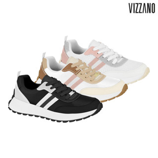 Tenis Casual Feminino Liso Vizzano Multi Color com Glitter Cadarco Solado Tratorado - 1402.106