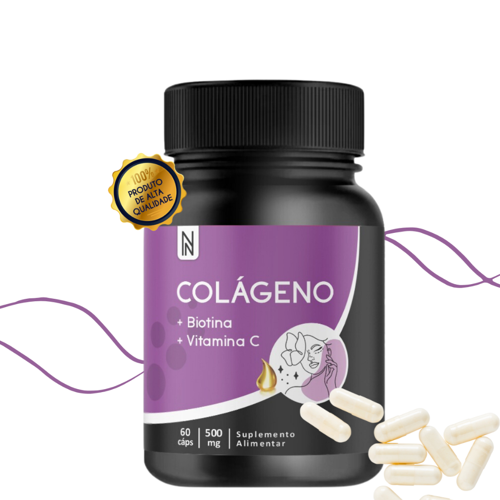Colágeno Hidrolisado 60 Cáps 500mg NATURALY