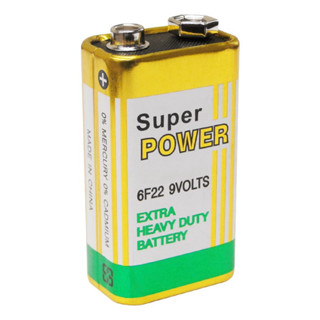 3 Peças- Bateria 9v 6F22 Para Multimetro