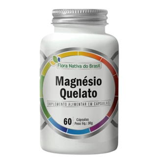 Magnésio Quelato 500mg 60 Cápsulas em Oferta na Shopee