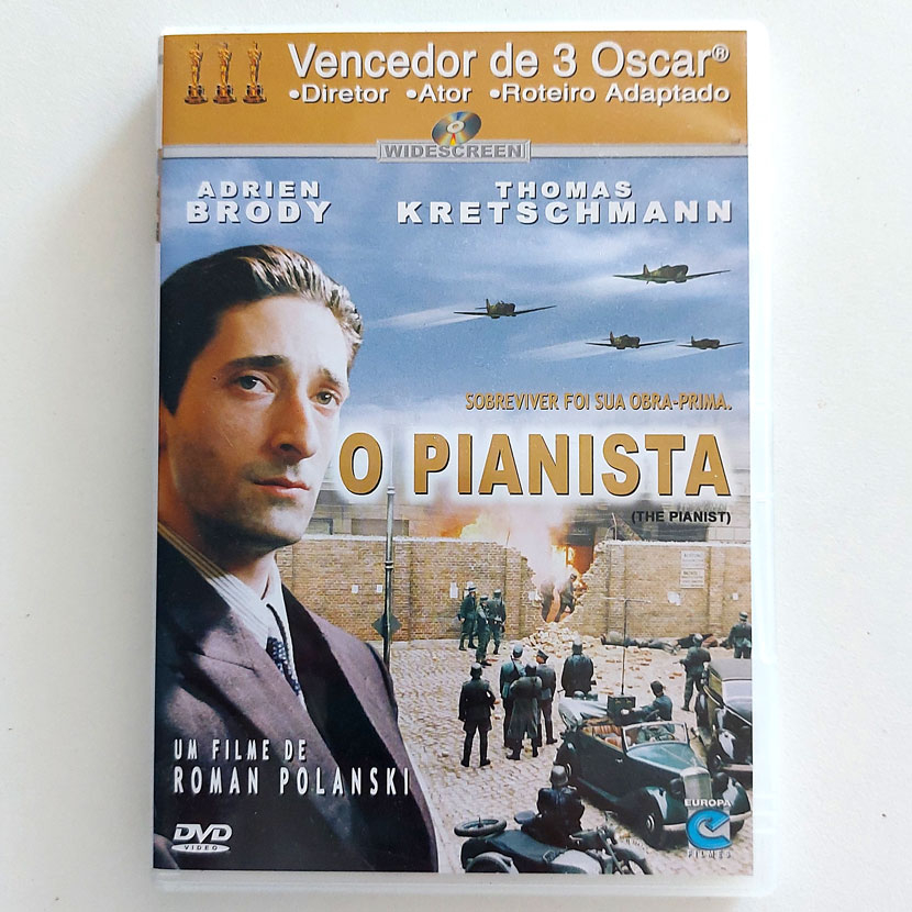 Dvd Filme O Pianista - Adrien Brody / Thoma Kretschmann