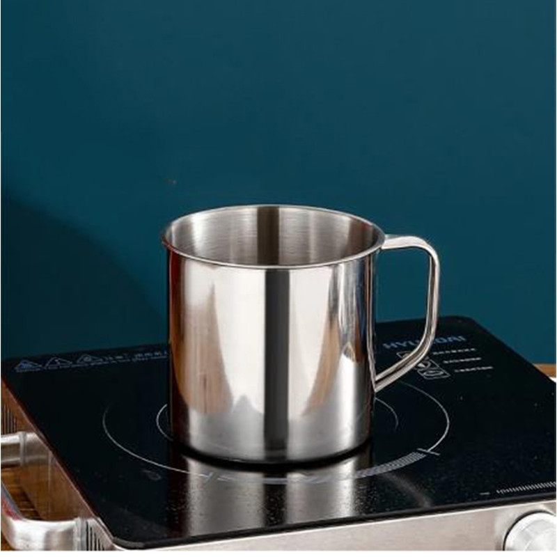 Caneca 100% Em Aço Inoxidavel Com Alça De 700 Ml kehome