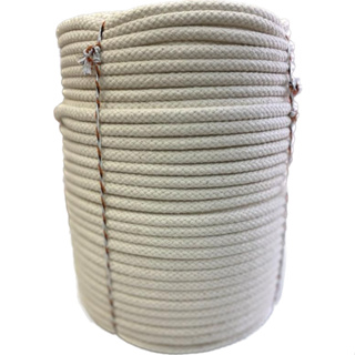 Corda De Algodão Capoeira 8mm 25 Metros - 100% Algodão - Artesanato - Macrame - Trançada - Cesto em Oferta na Shopee