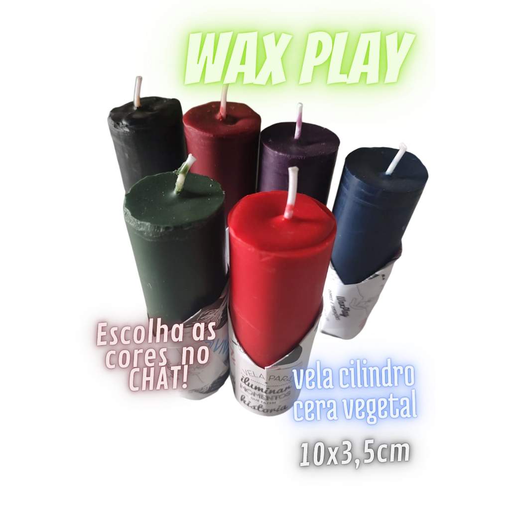 Vela para WaxPlay BDSM DARK 100g- cores neutras - Bondage - jogo com cera - sex candle - fetiche