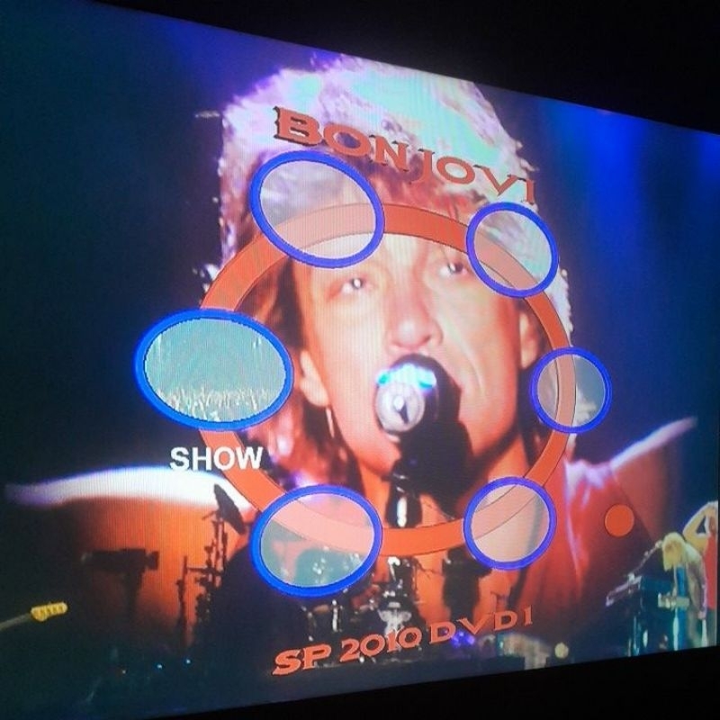 DVD duplo - Bon Jovi - São Paulo 2010 - Uma (1) câmera profissional