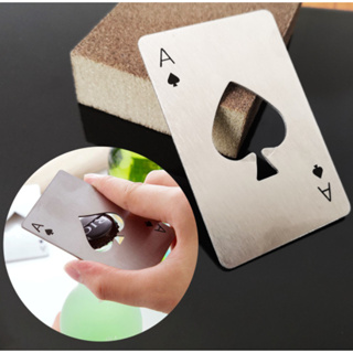 30 Peças Abridor de Garrafa Formato Carta De Baralho As De Espadas Aco Inox em Oferta na Shopee