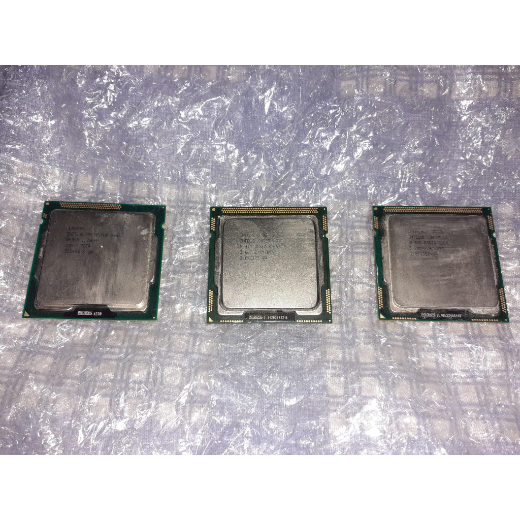 Processadores Intel Celeron G465 (LGA1155) e Core i3-540 / i3-550 (LGA1156)