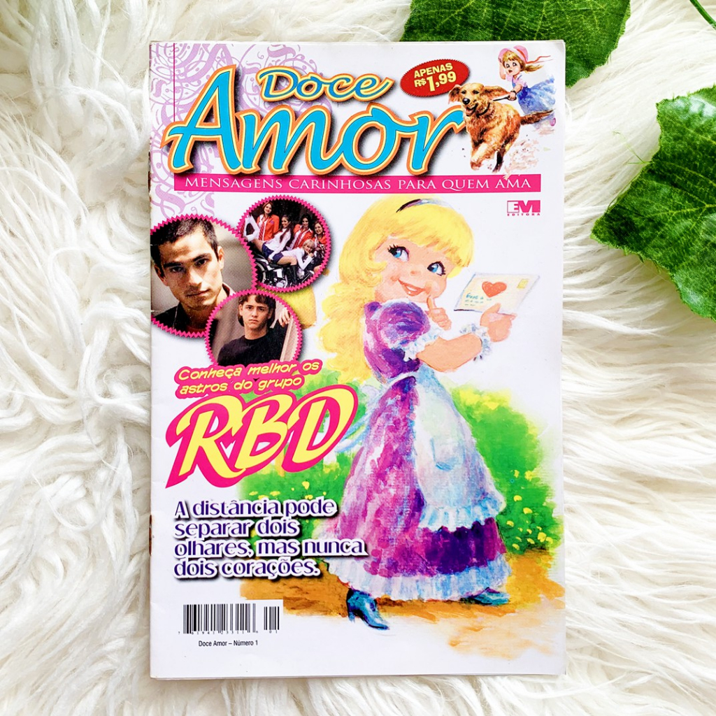 Revista REBELDE - Matéria - (Papel de carta e mensagens, antiga)