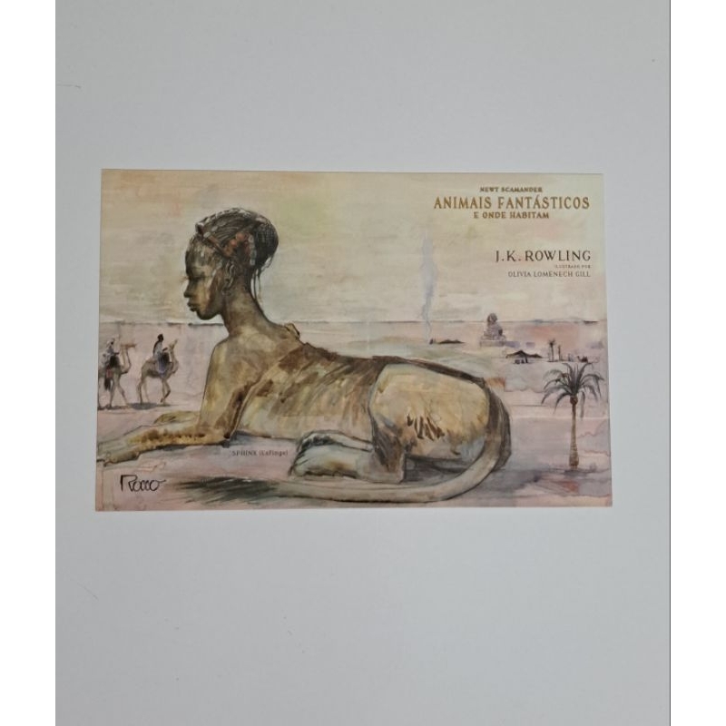 Card - Animais Fantásticos e Onde Habitam, J. K. Rowling