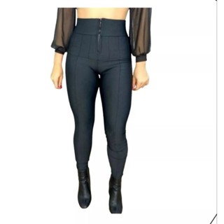 Calça lipo felpado calça legging calça montaría