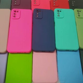 Capinha Case Compatível Com Galaxy A03s Silicone Aveludada Resistente