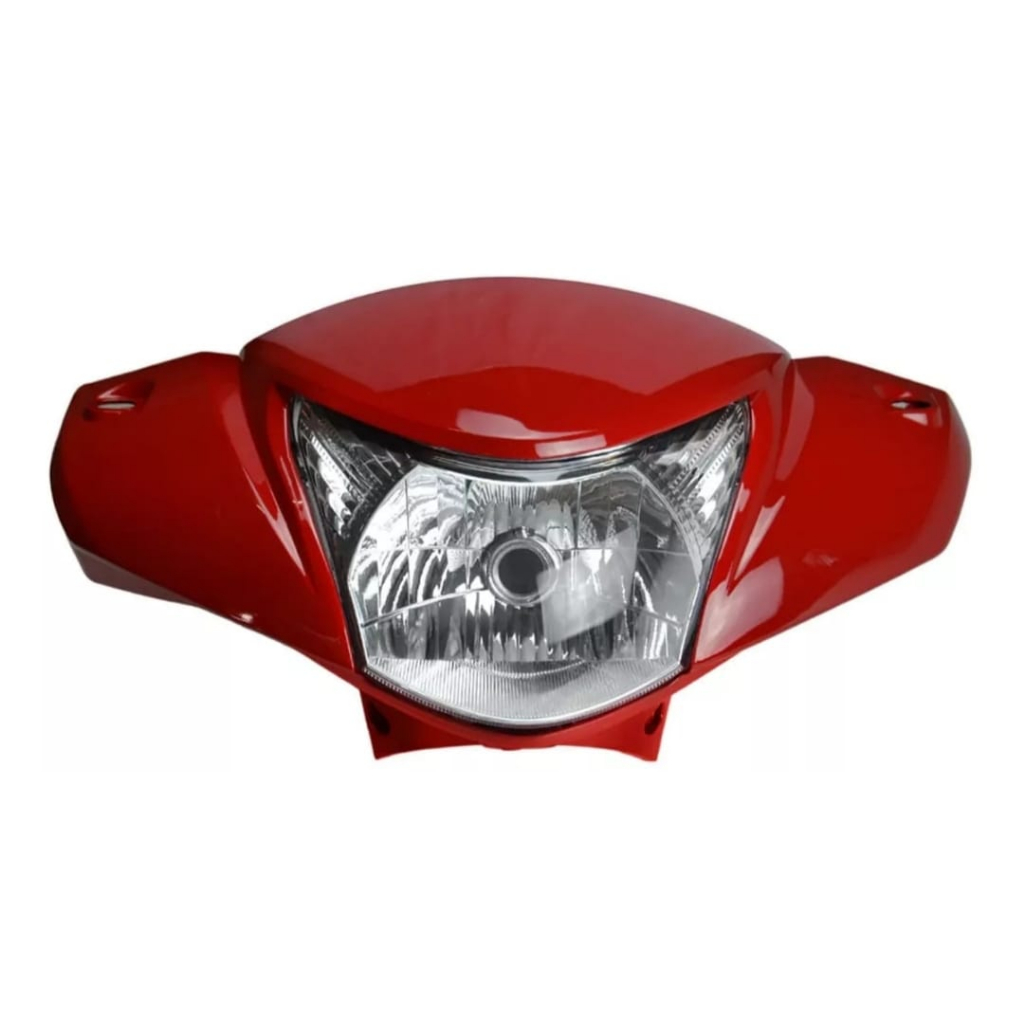 Frente do Farol Completo biz 125 KS/ES 2011 à 2014 / Biz 100 KS 12 15 / Biz 110 2016 Vermelho Maceió