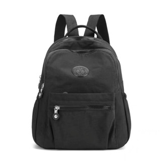 Mochila feminina nylon impermeável média casual632